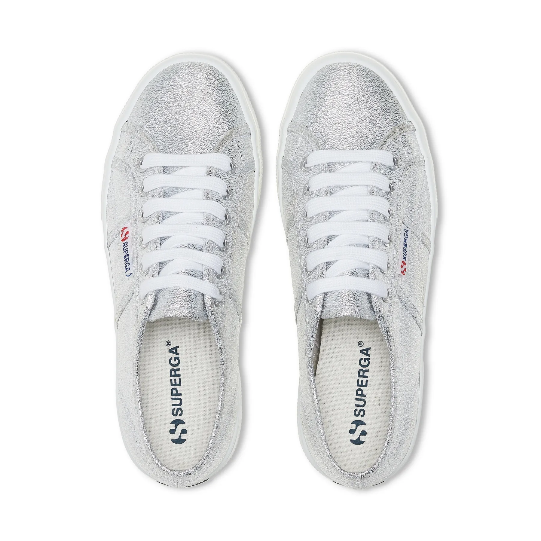 Gri 2740 Platform Lame Kadın Gümüş Gri Sneaker