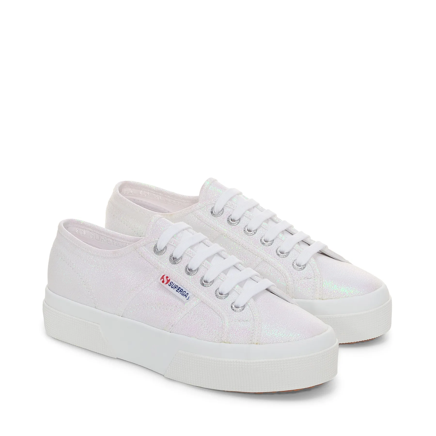 Pembe 2740 Platform Lame Kadın Pembe Sneaker