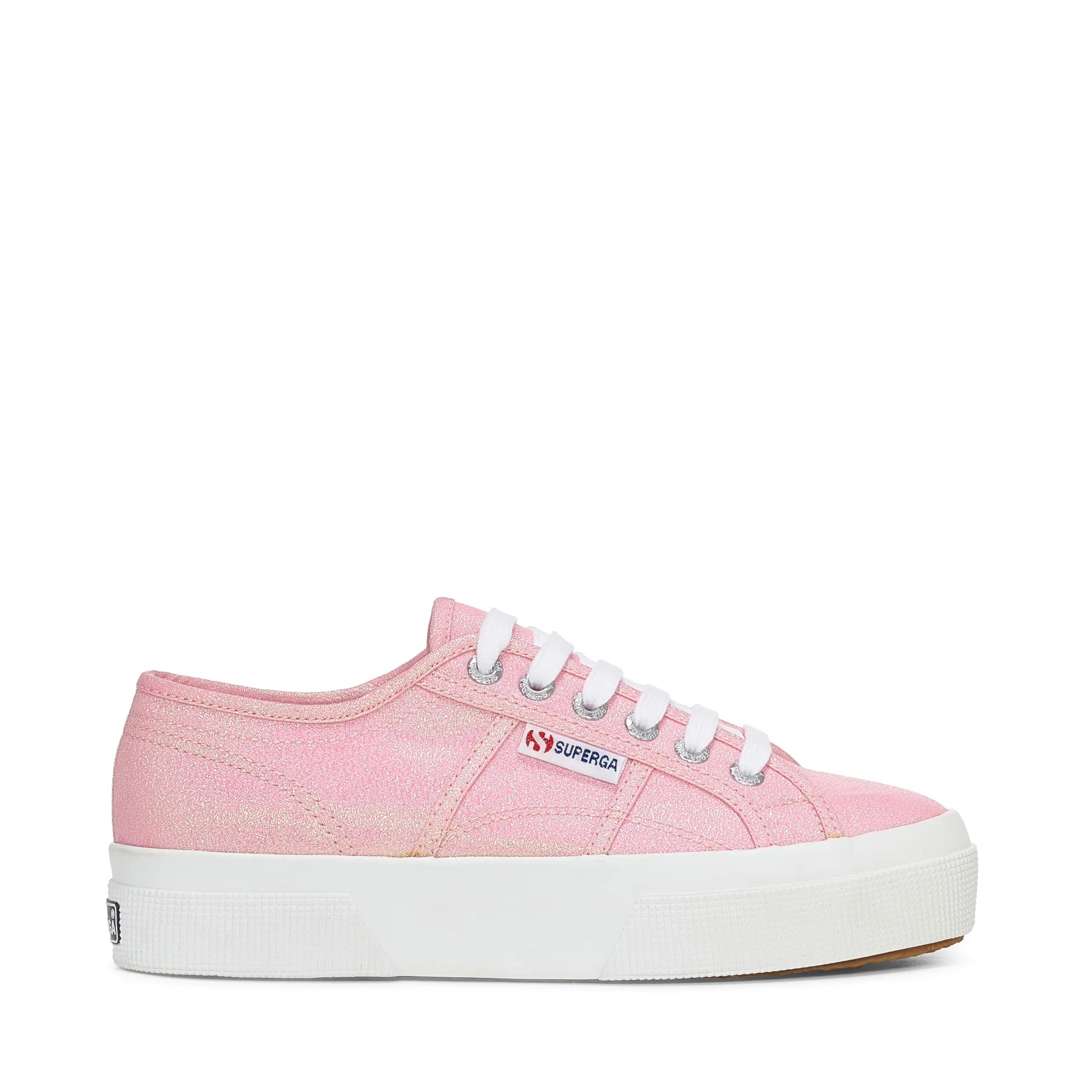 Pembe 2740 Platform Lame Kadın Pembe Sneaker