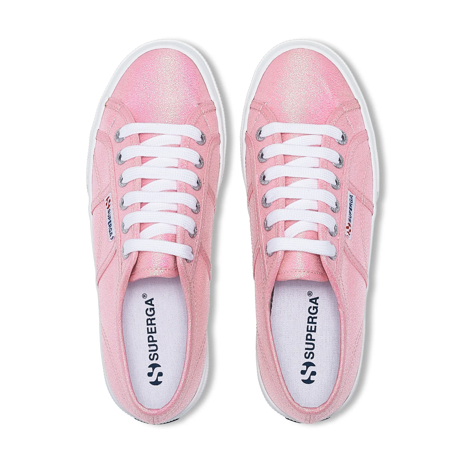 Pembe 2740 Platform Lame Kadın Pembe Sneaker