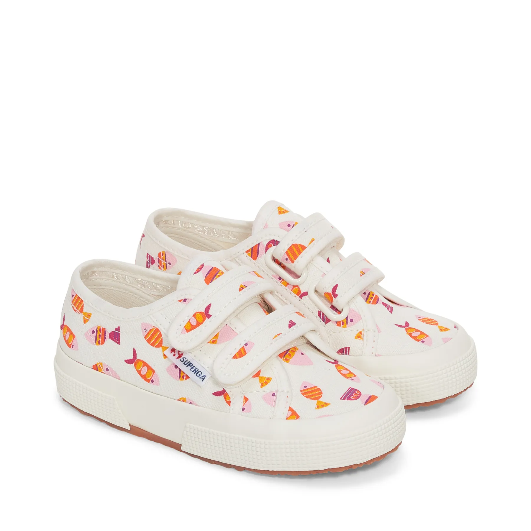 Beyaz 2750 Kids Straps Candy Fish Erkek Çocuk Beyaz Sneaker