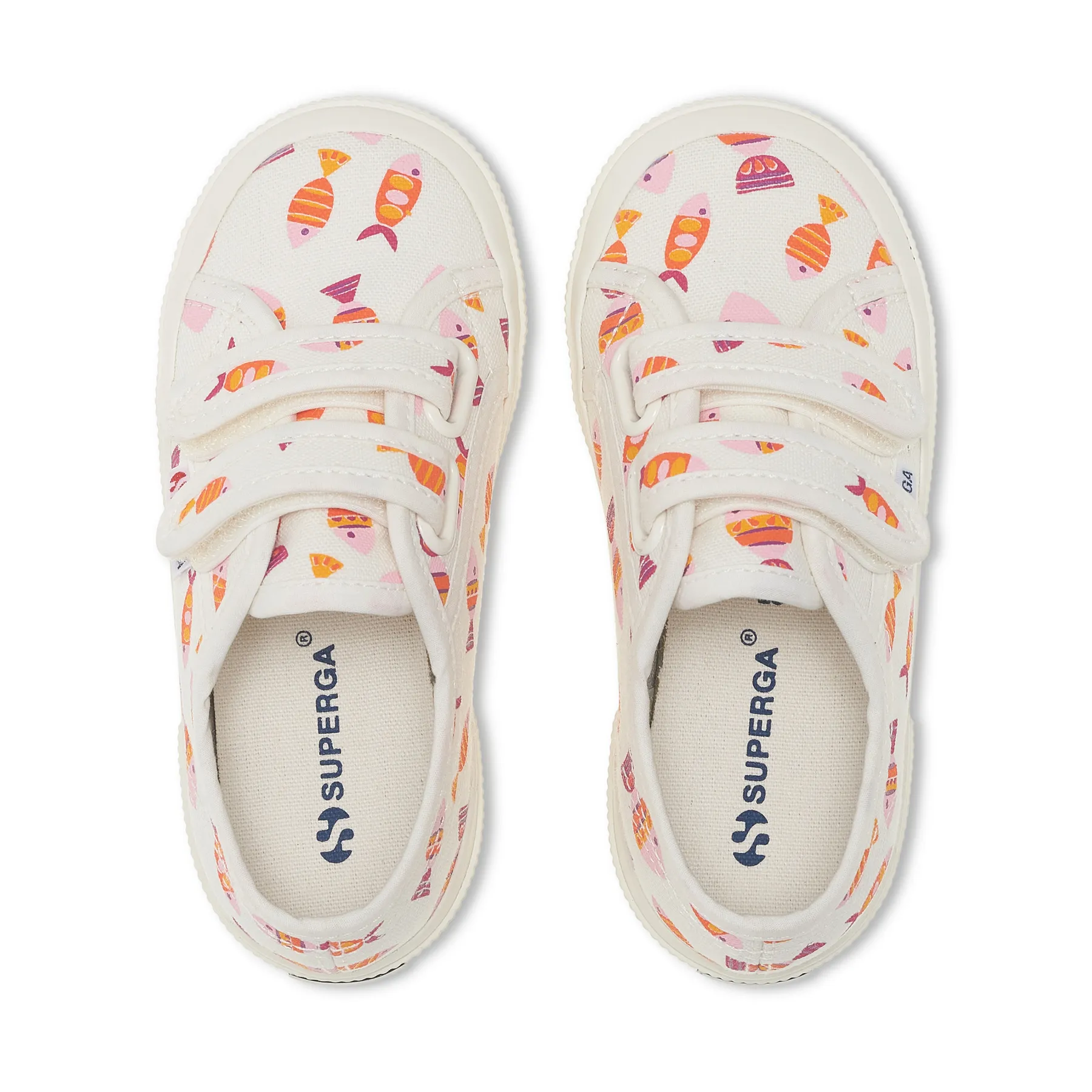 Beyaz 2750 Kids Straps Candy Fish Erkek Çocuk Beyaz Sneaker