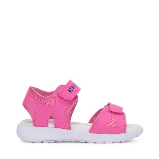 Pembe 3999 Kids Faux Nubuck Mesh Çocuk Unisex Pembe Sandalet - Superga®