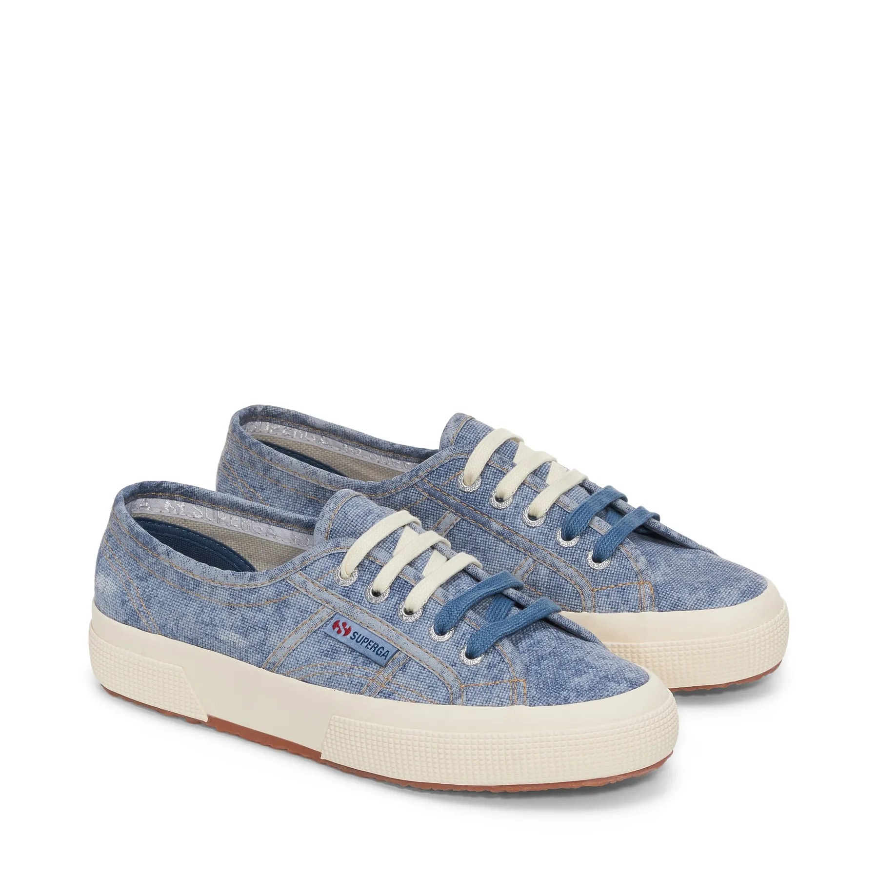 Beyaz 2750 Cotton Denim Destroyed Unisex Beyaz Sneaker