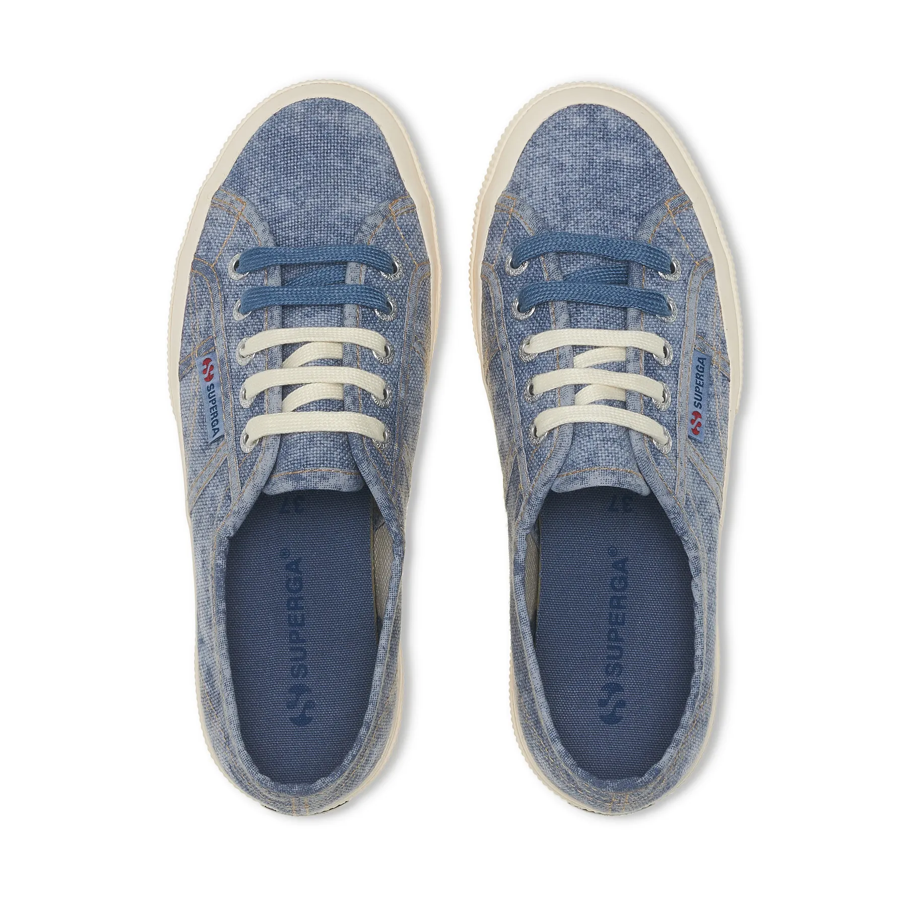 Beyaz 2750 Cotton Denim Destroyed Unisex Beyaz Sneaker
