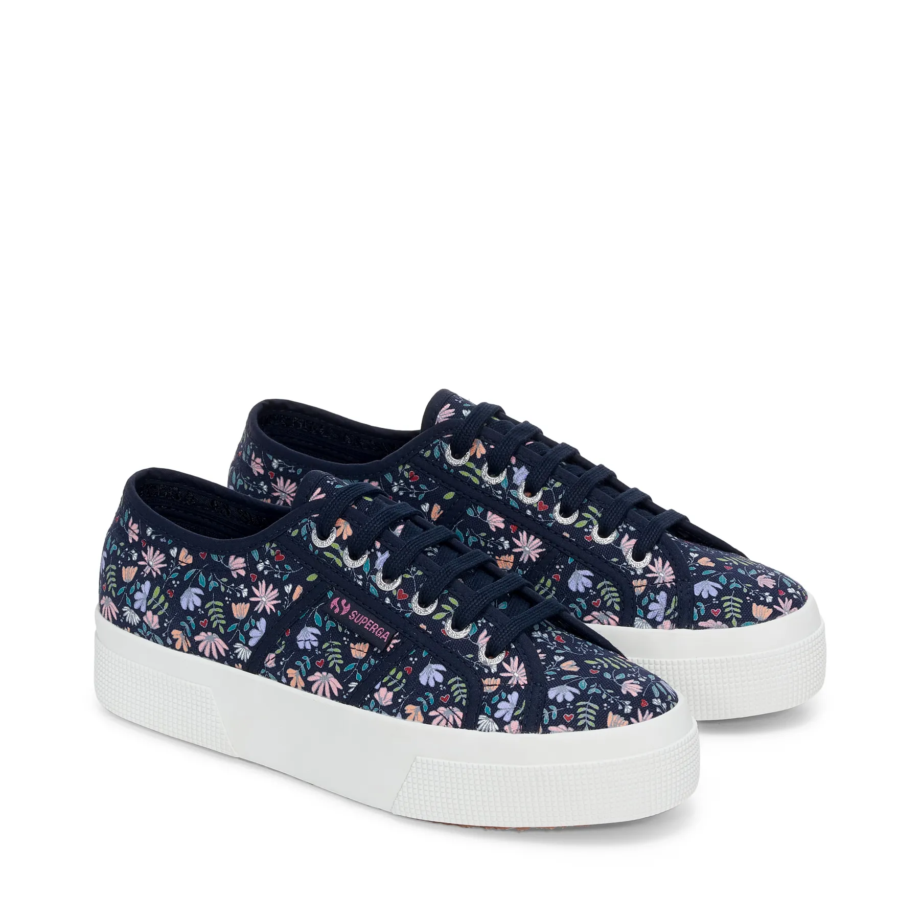 Mavi 2740 Little Flowers Print Kadın Lacivert Sneaker