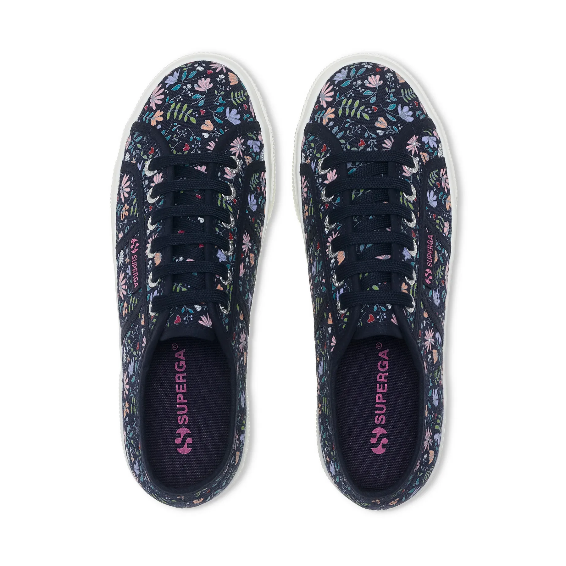 Mavi 2740 Little Flowers Print Kadın Lacivert Sneaker
