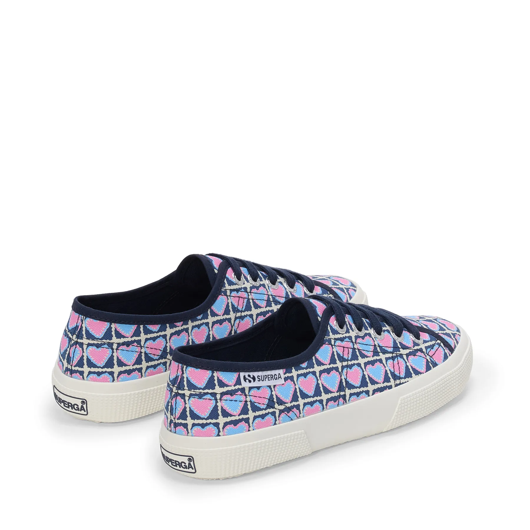 Siyah 3750 Heart Crochet Print Leggera Kadın Siyah-Beyaz Bileksiz Sneaker