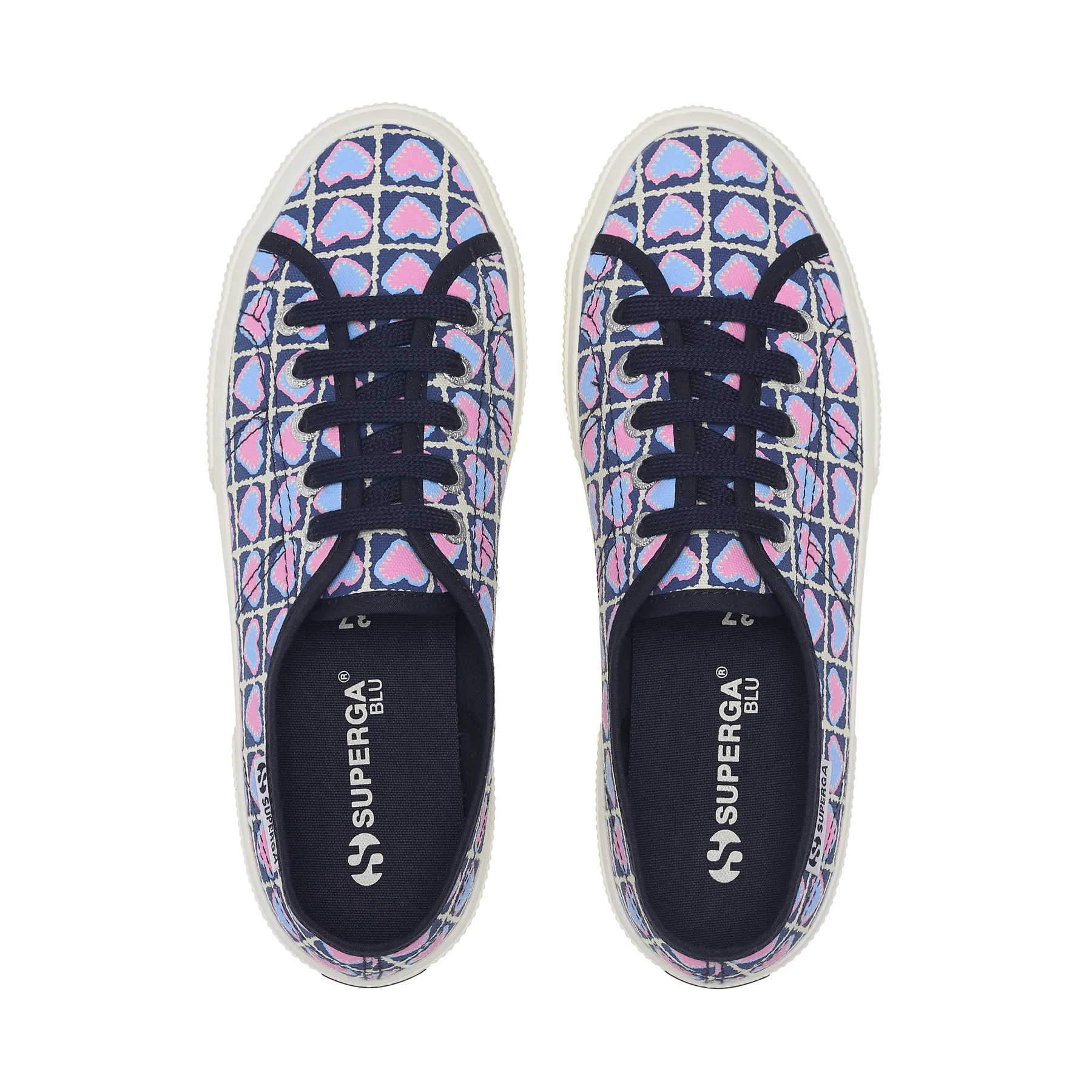 Siyah 3750 Heart Crochet Print Leggera Kadın Siyah-Beyaz Bileksiz Sneaker