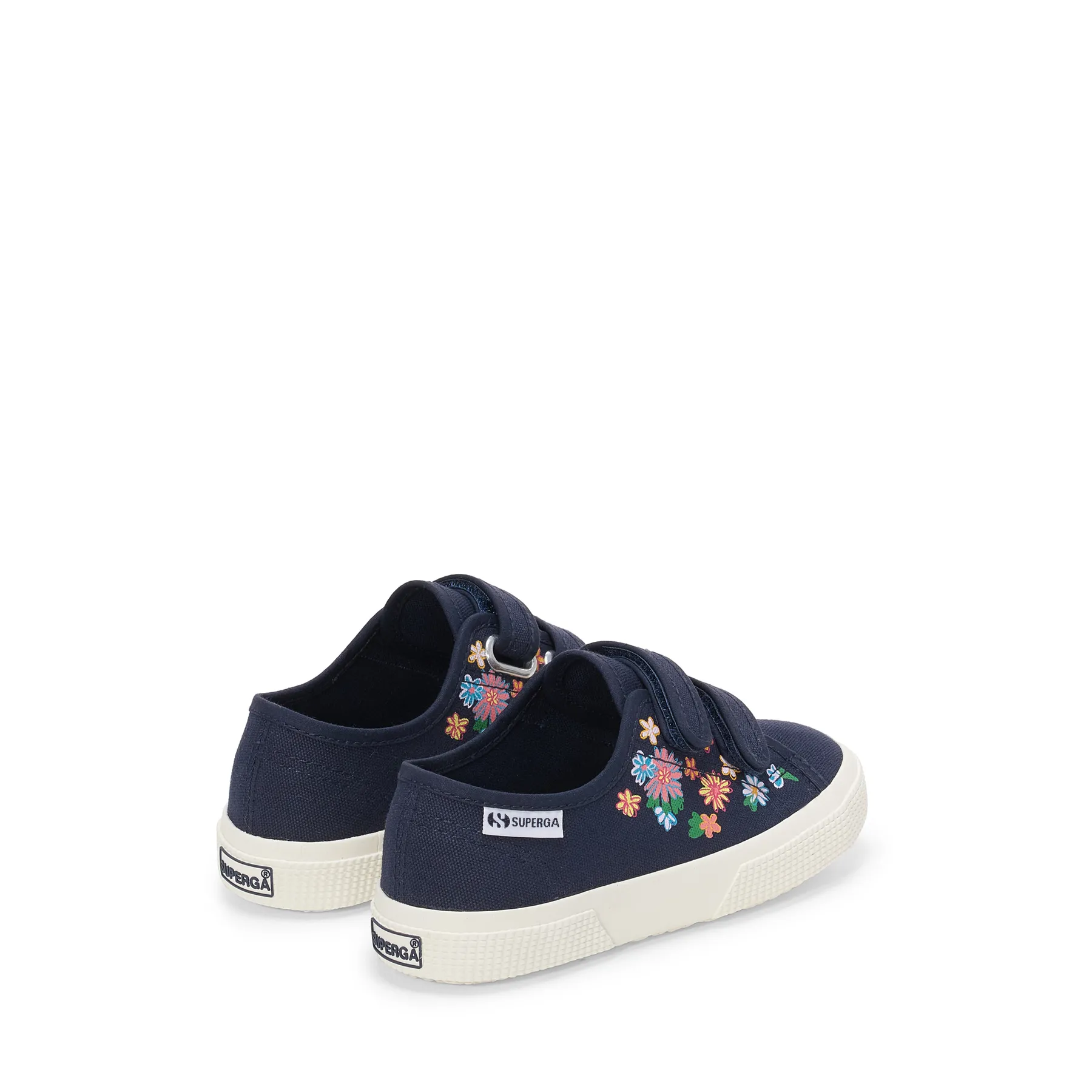 Lacivert 3750 Kids Straps Flower Print Leggera Kız Çocuk Lacivert Bileksiz Sneaker