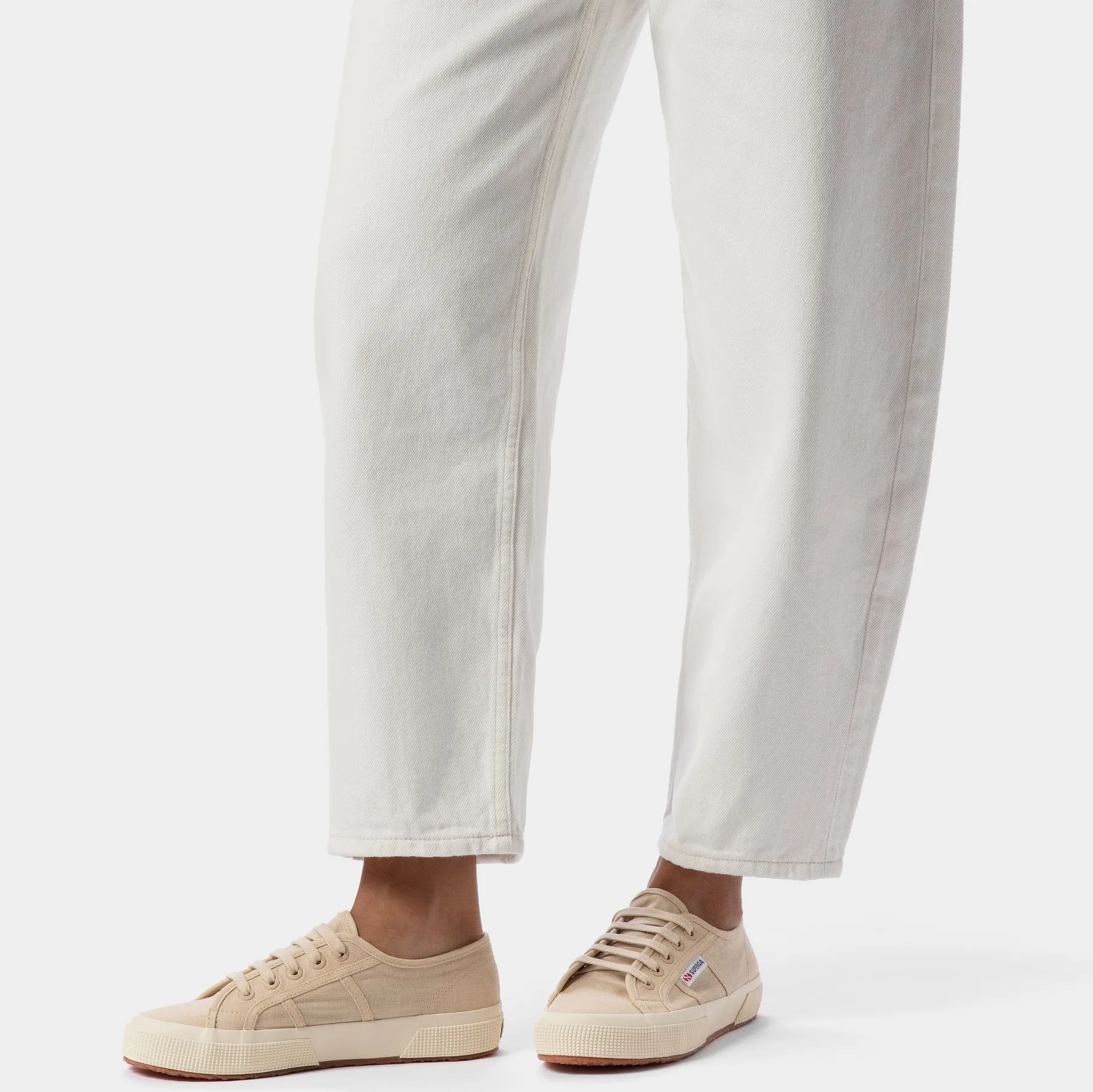 Bej 2750 Linen Unisex Bej Bileksiz Sneaker