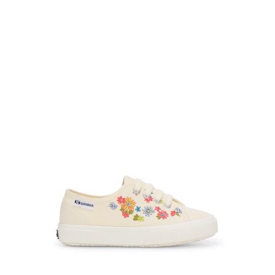 Bej 3750 Kids Flower Print Leggera Kız Çocuk Bej Sneaker - Superga®