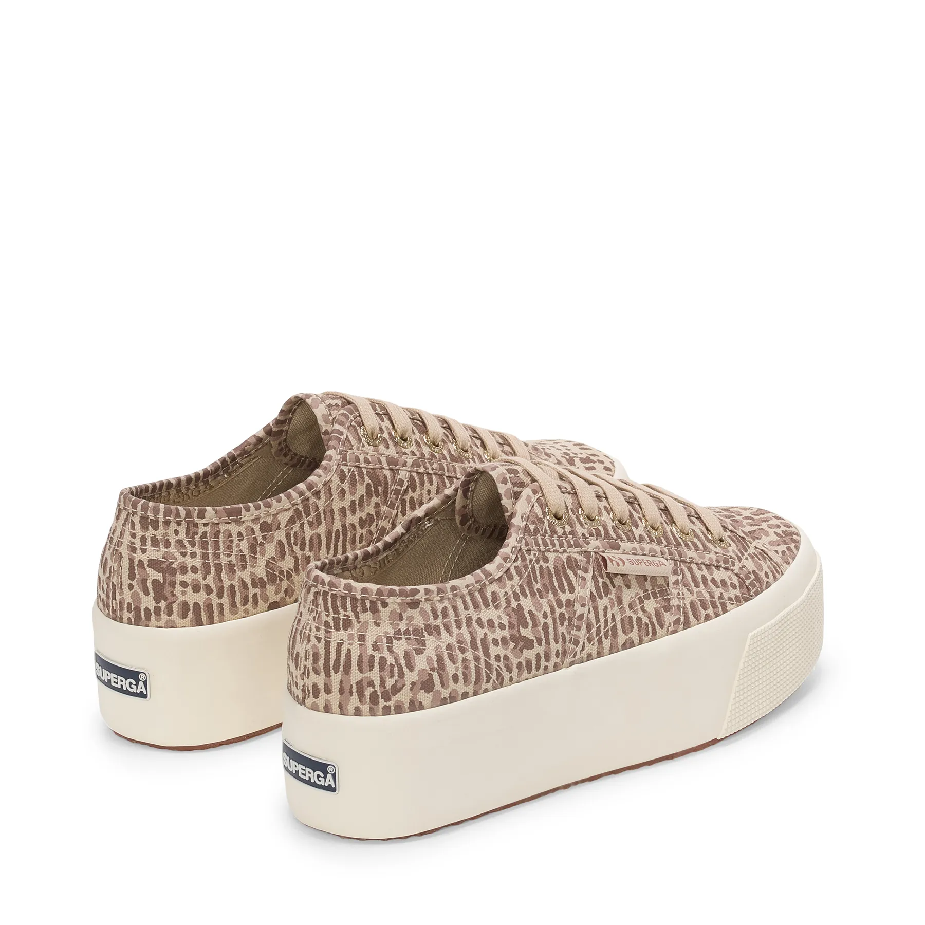 Kahverengi 2790 Jaguar Print Kadın Kahverengi Sneaker