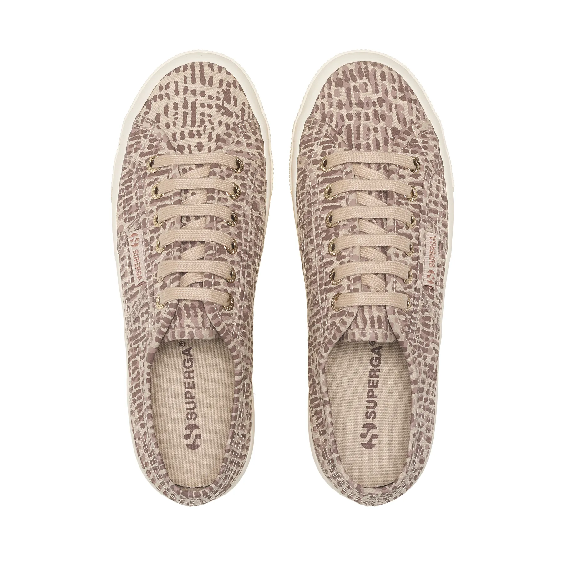 Kahverengi 2790 Jaguar Print Kadın Kahverengi Sneaker