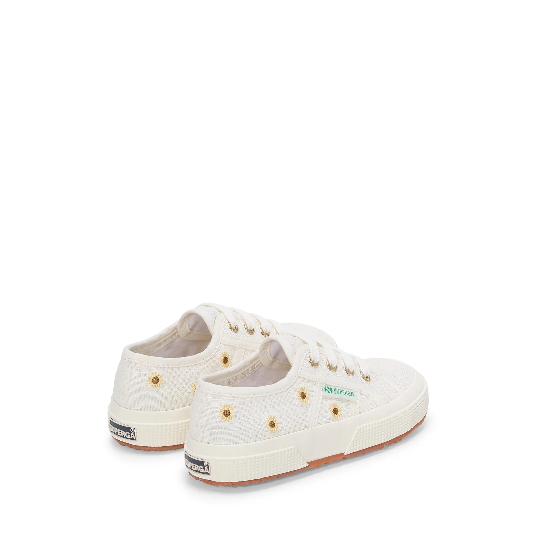 Beyaz 2750 Kids Embroidery Linen Sunflower Çocuk Unisex Beyaz Bileksiz Sneaker