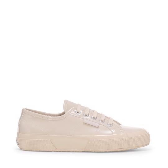Bej 2750 Vegan Varnish Material Kadın Bej Bileksiz Sneaker - Superga®