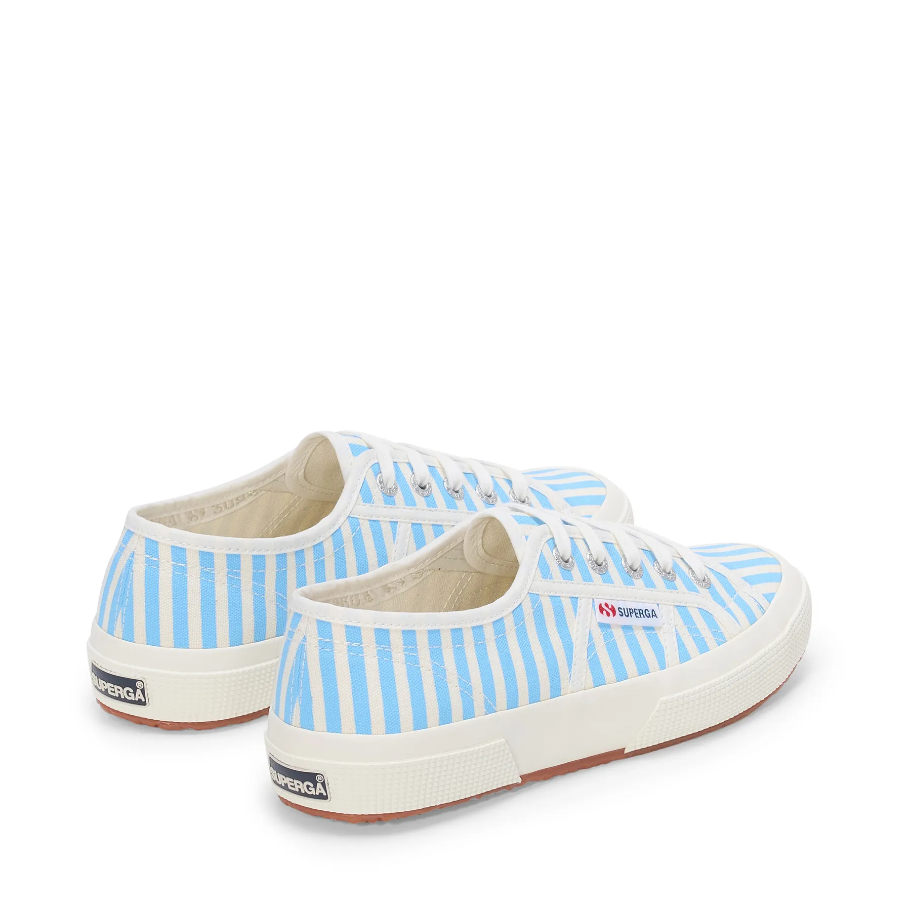 Beyaz 2750 Stripes Print Unisex Beyaz-Mavi Bileksiz Sneaker