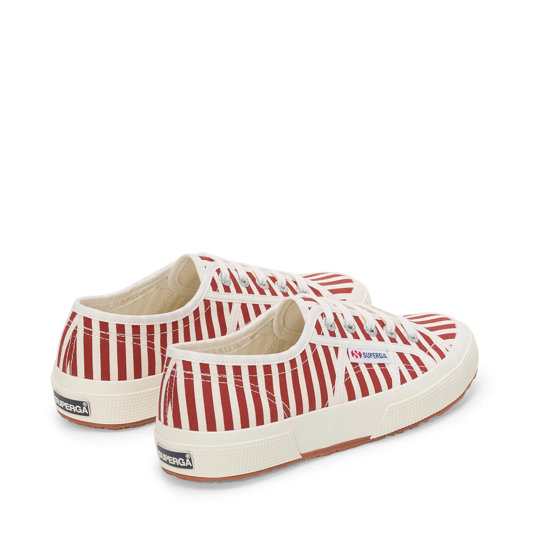 Beyaz 2750 Stripes Print Unisex Beyaz-Kırmızı Bileksiz Sneaker